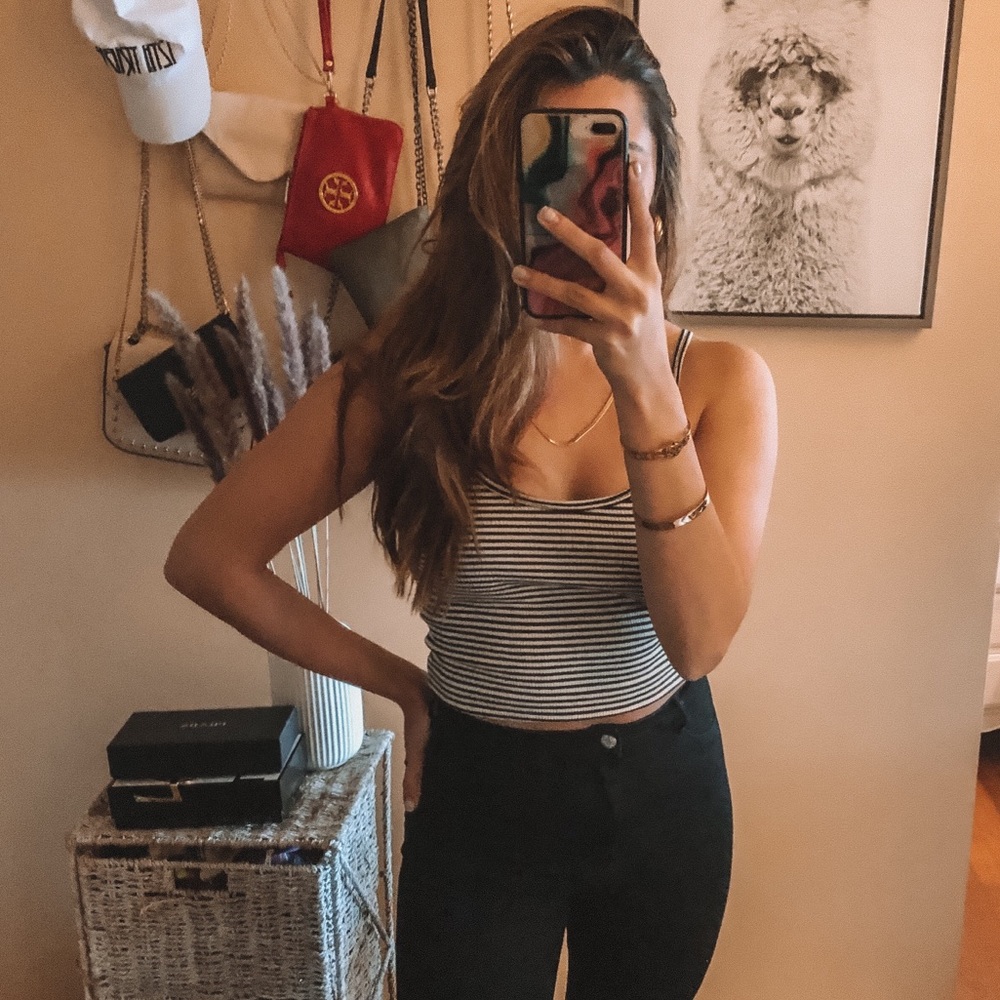 Striped Brandy Melville tank